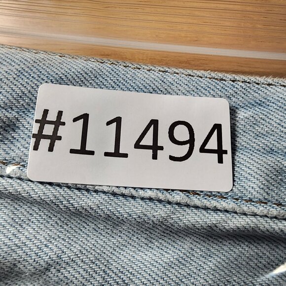 Madewell Shorts Womens 28 Light Wash Stretch High Rise Relaxed Denim Jean *GUC* - Picture 13 of 13